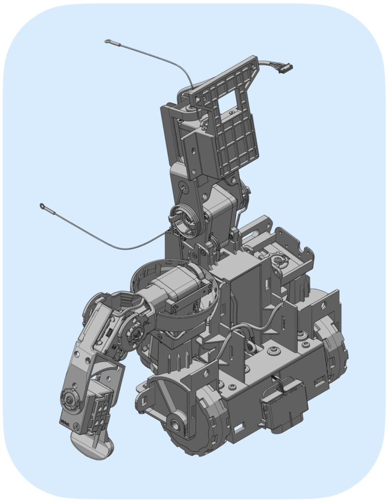 6. Install Assemblies | Attach arms to body (screen 11)