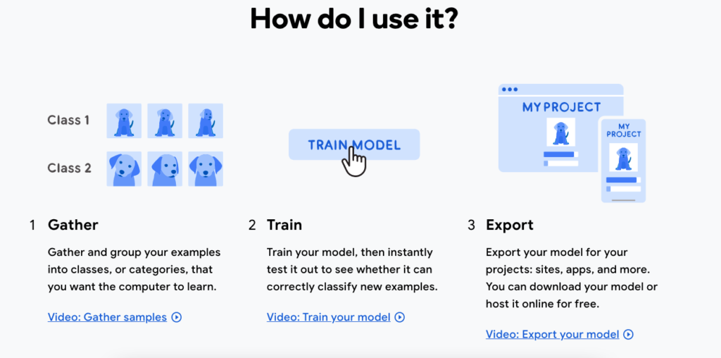 ▸ Teachable Machine AI 辨識方塊 測試版（畫面 3）