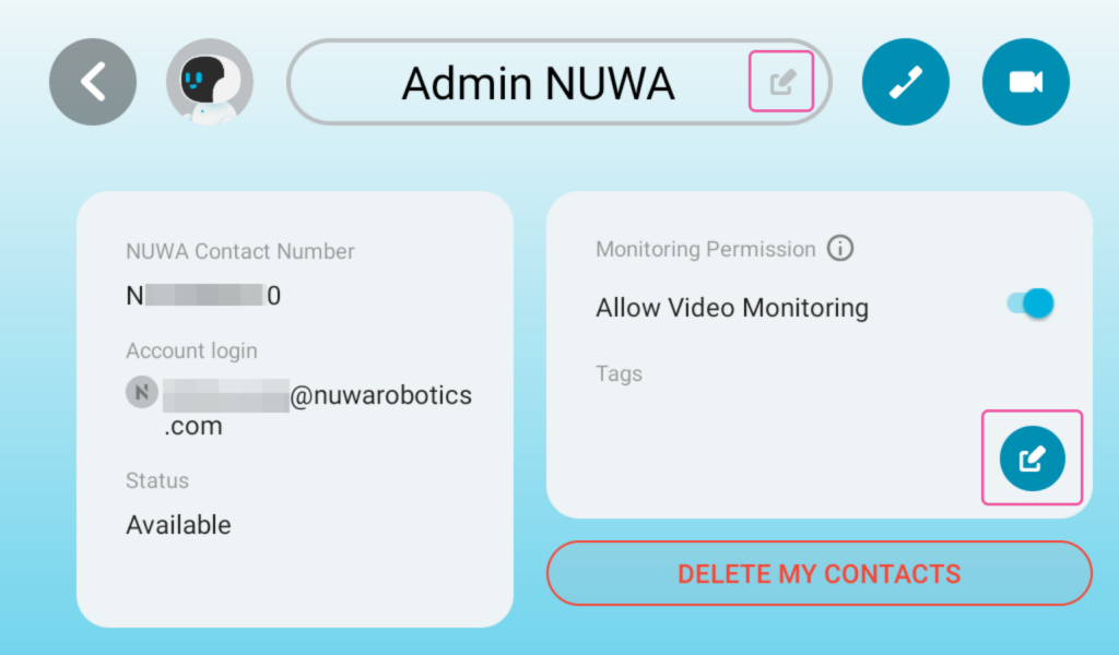 NUWA Contact (screen 7)