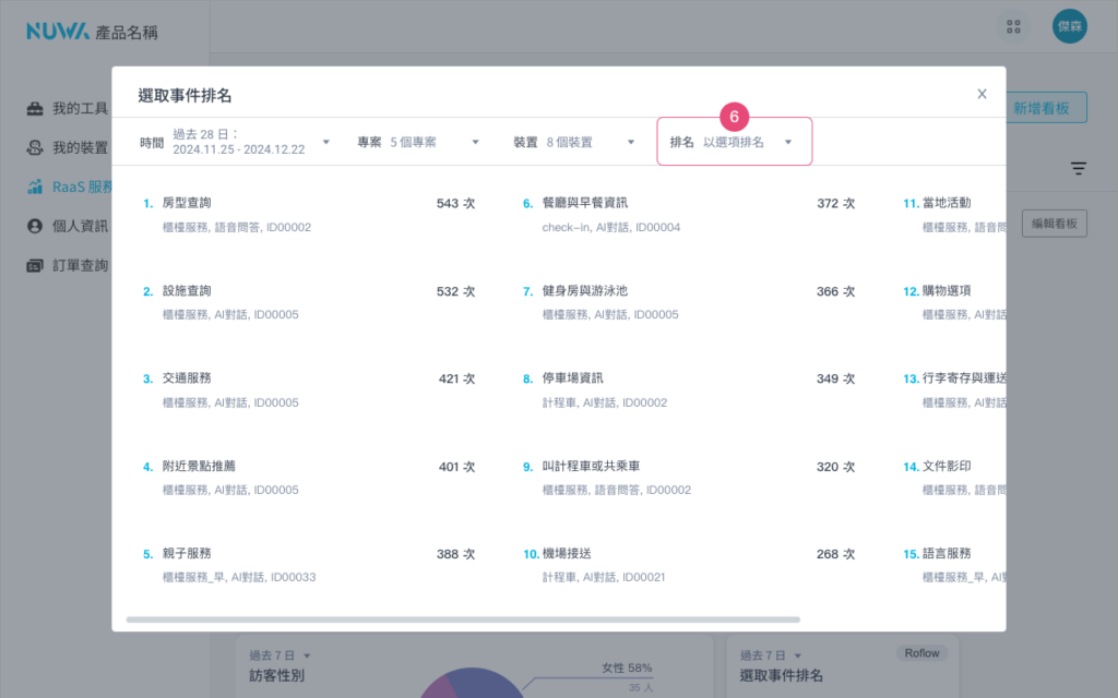 報表卡片介紹與設定（畫面 3）